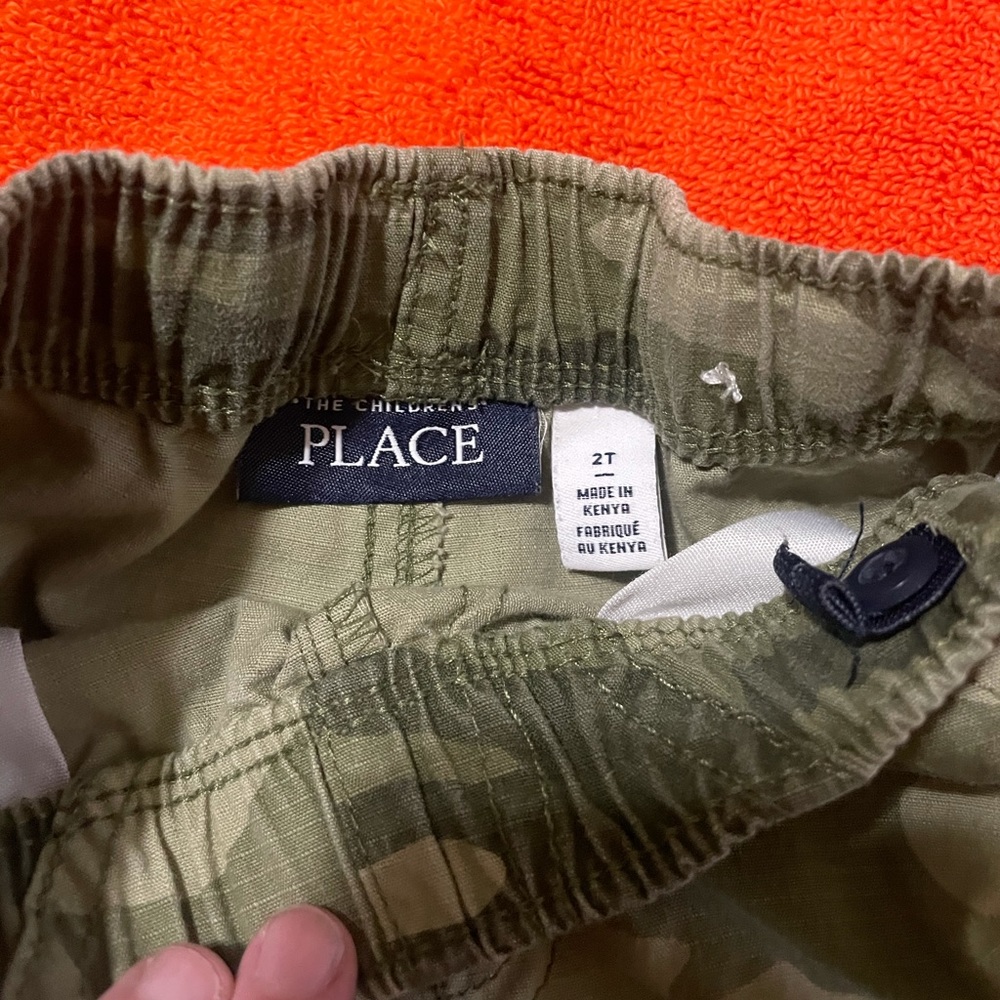 3 Pair Children’s Place 2T Jean Camo Cargo Shorts - Picture 7 of 10